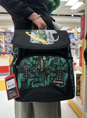 上海乐高乐园纪念品代购限定幻影忍者系列劳埃德书包