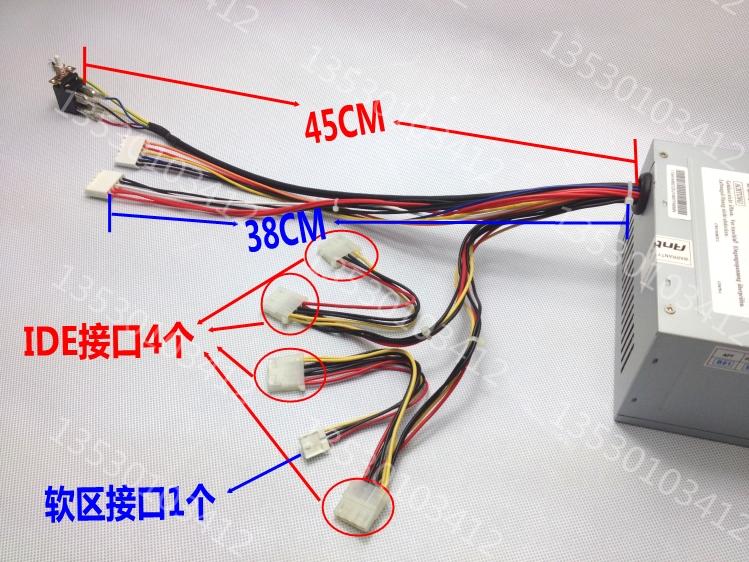 AT电源 工控机电源300W 带P8P9火花机电源 奔2电源 老式电源 现货