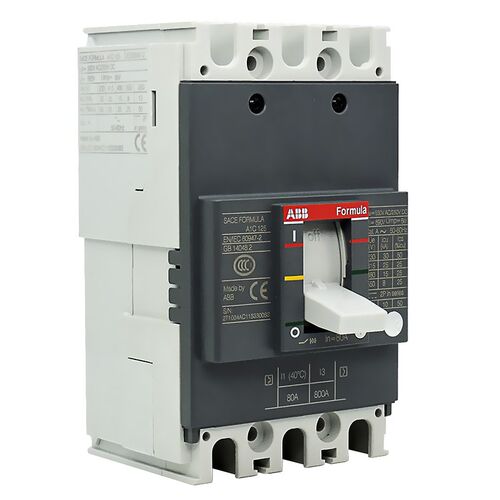ABB三相空气开关塑壳断路器A1C125 TMF32A 40A 50A 63A100A FF 3P