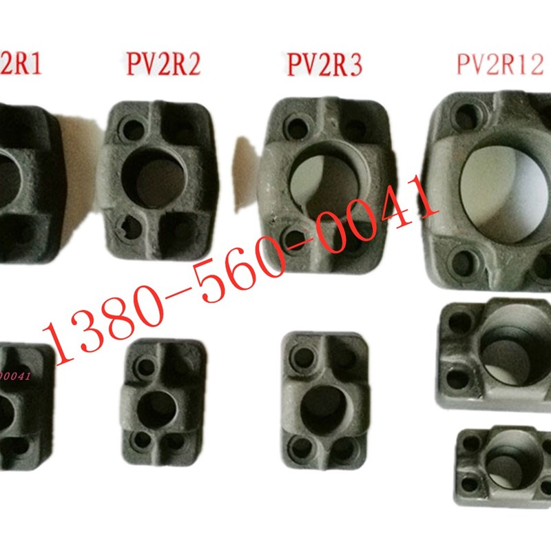 液压油泵注塑机油泵进出油口连接法兰PV2R1系列PV2R2系列PV2R3