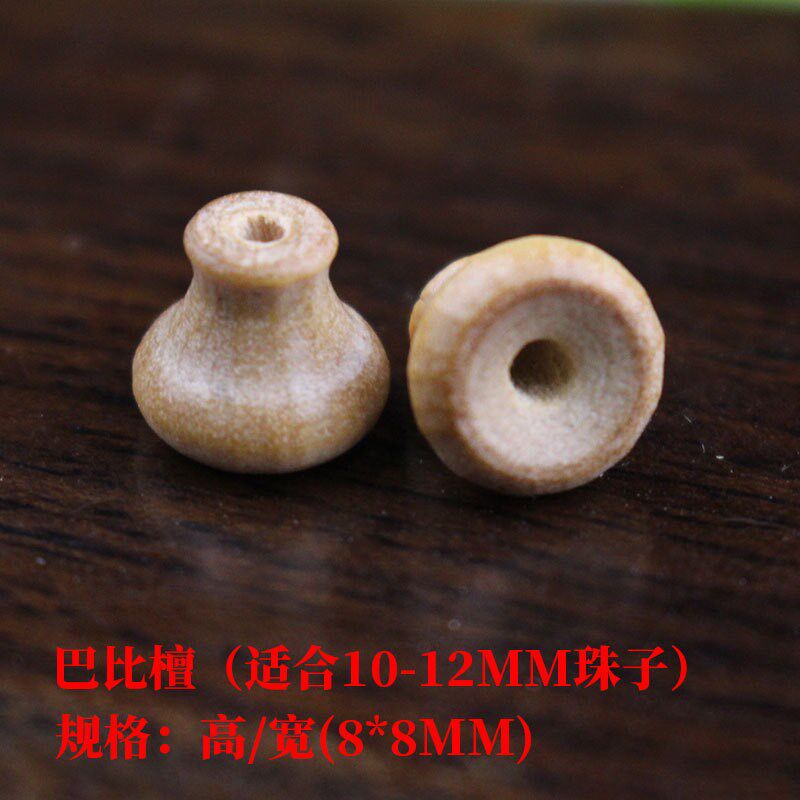 红木佛塔佛头黑檀血檀红酸枝崖柏佛珠三通配饰佛帽葫芦头1.0