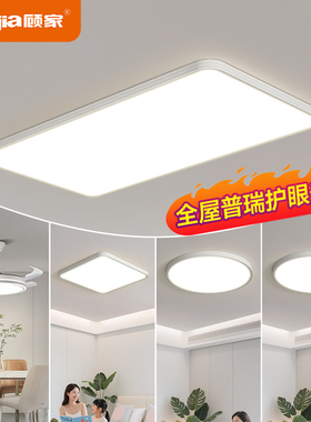 客厅吸顶灯现代简约大气家用主灯全光谱护眼极简卧室餐厅灯具