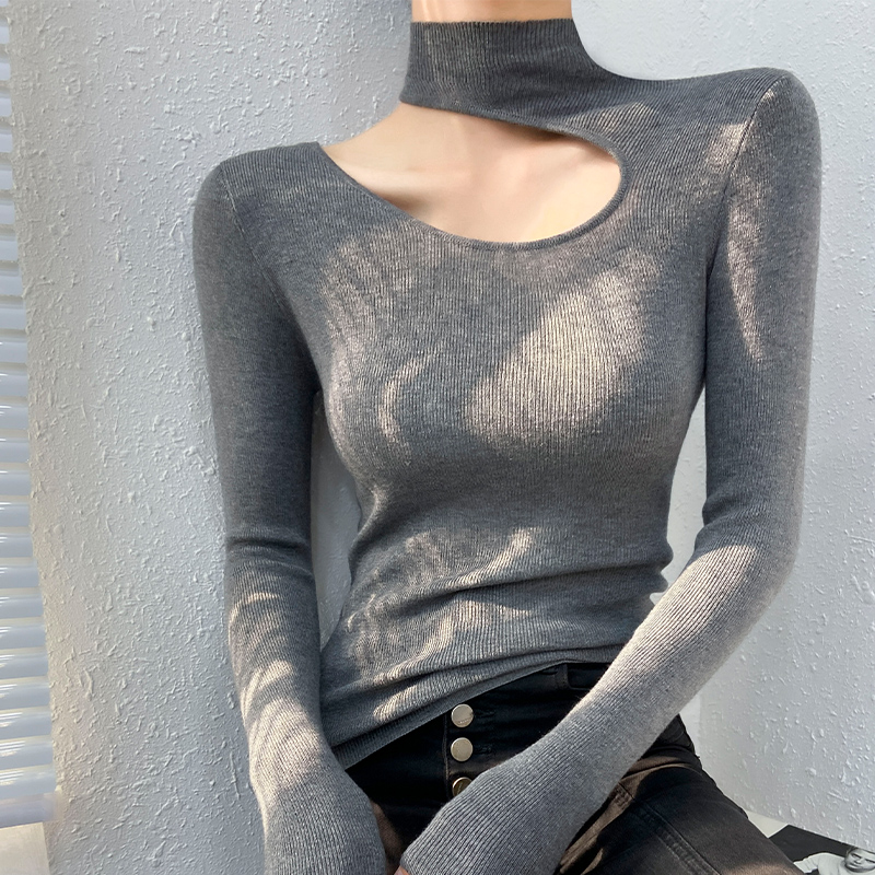 打底衫2024新款女秋冬内搭高领