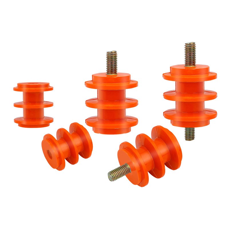 绝缘子30/f40/50*M6/M8/M10母不带螺杆螺孔低压黄色玻圈DMC树脂