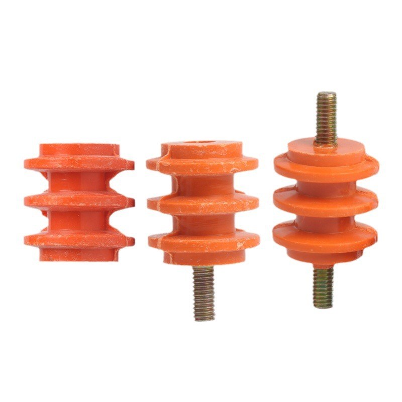 配电柜低压绝缘子M6 M8黄色绝缘柱30 40 50高 单边杆 .不带杆通用