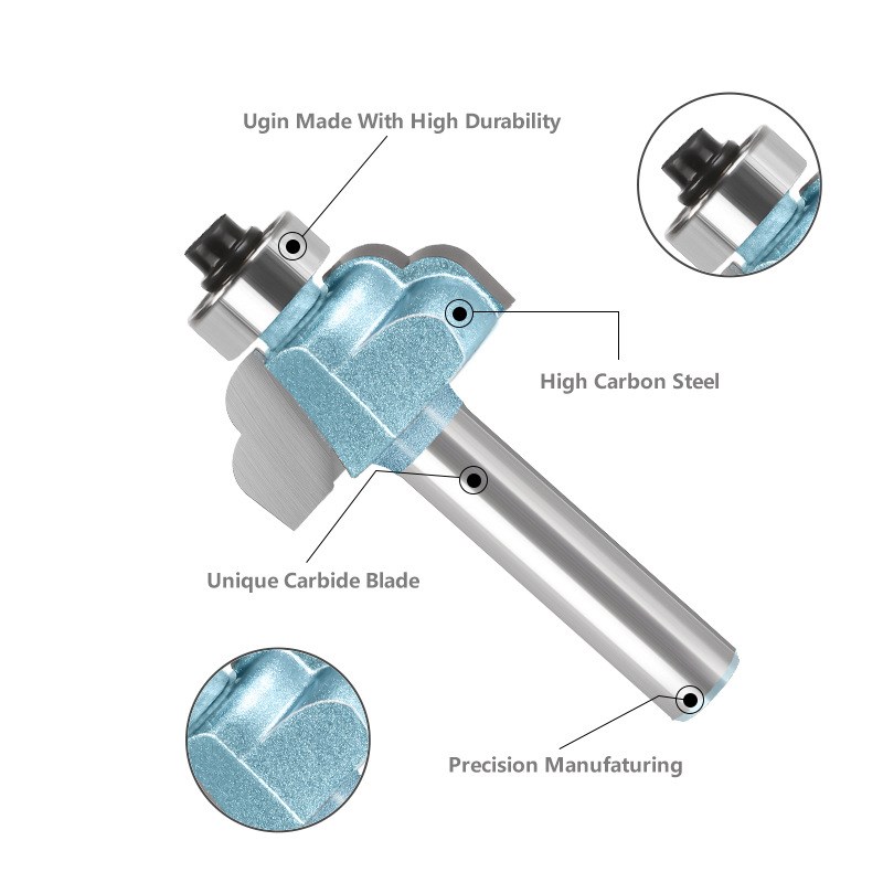 双R线条刀木工铣刀波弧线条刀2B件套线条刀钨钢铣刀门斗线条装饰