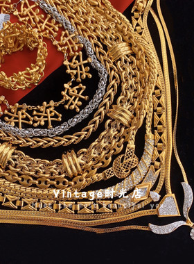 金项链百搭款金项链中古精致项链
