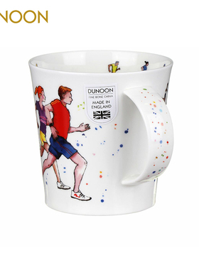 DUNOON丹侬骨瓷进口马克杯大容量咖啡杯陶瓷杯子运动水杯家用杯