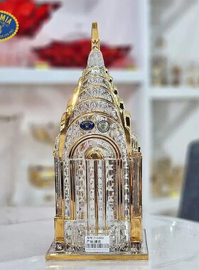 捷克进口波西米亚创意简约水晶零食糖缸首饰储物家居摆件乔迁送礼