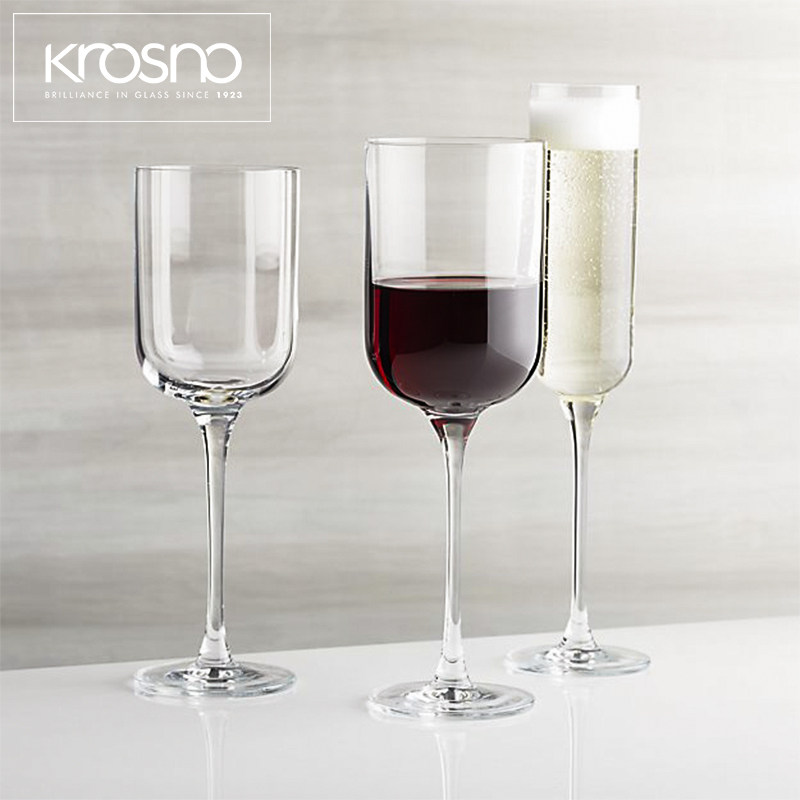 波兰krosno进口水晶玻璃高脚杯红酒白葡萄酒杯酒店香槟杯大容量杯