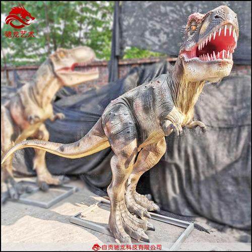仿真三角龙霸王龙剑龙玻璃钢树脂雕塑儿童乐园大型仿真恐龙模型