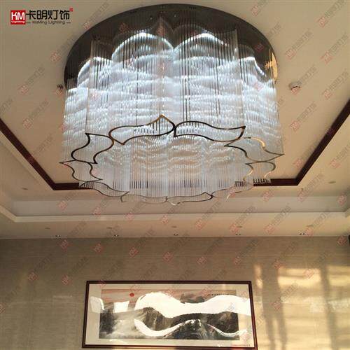 现货现代时尚简约酒店客房水晶led灯饰装饰非标工程灯具