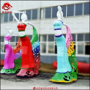 机器人美陈雕塑定制玻璃钢模型摆件户外景区园林树脂雕塑小品定做