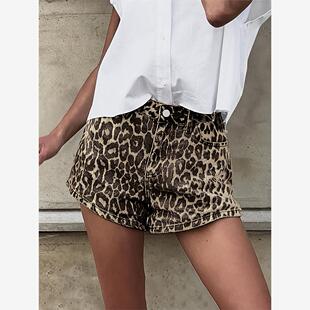 Zippers Pocket Button Female Pants Summer Street Lady Outwea