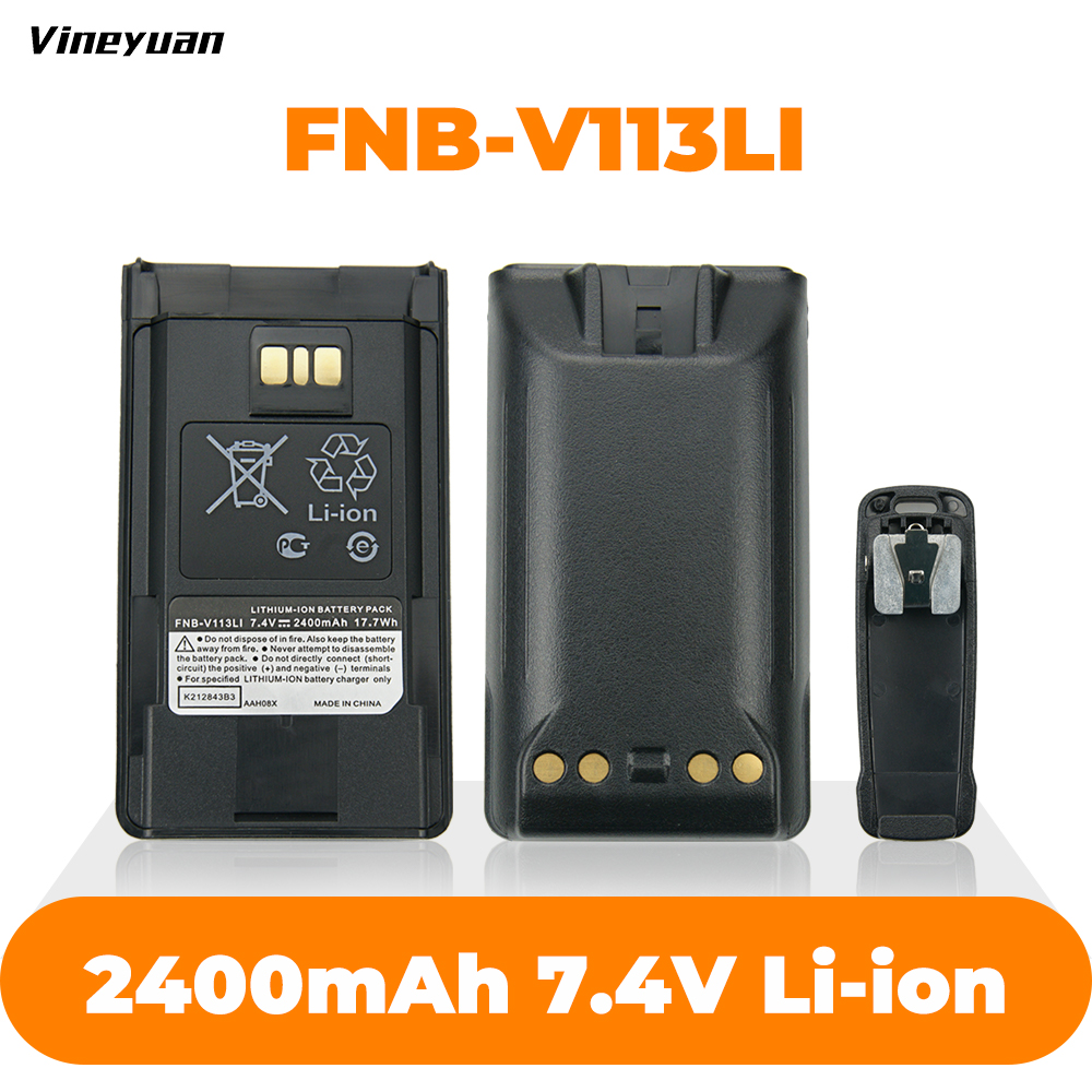 FNB-V113LI电池适用Vertex Standard对讲机VX-450 VX-451 VX-454