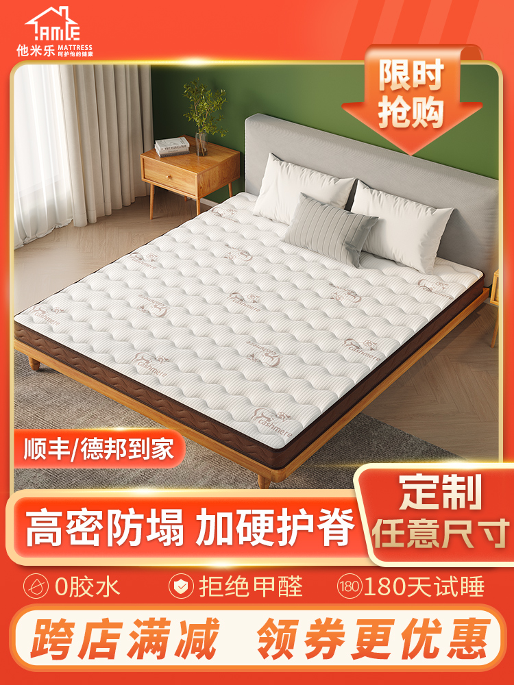 家庭卧室十大天然椰棕官方品牌床垫硬而薄1.5米榻榻米床垫可定制
