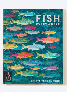进口英文原版 儿童科普绘本  Fishes Everywhere 无处不在的鱼+无处不在的虫子 英文原版书儿童科普百科图画书绘本故