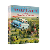 Edition Chamber Harry Secrets Potter 书籍哈利波特与密室2 全彩原版 the 英文原版 JK罗琳史诗魔幻小说 and 精装 Illustated