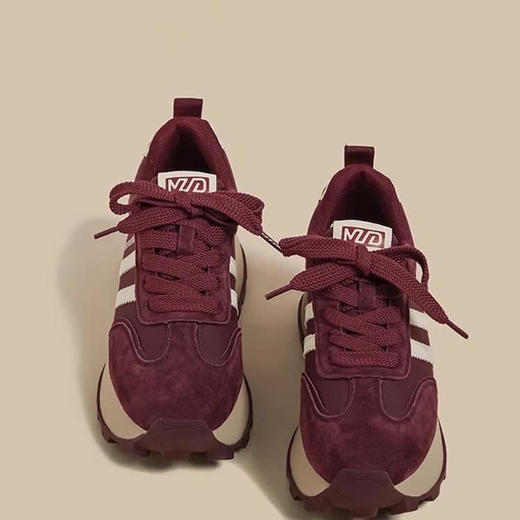 厚底阿甘鞋女2025春秋季新款