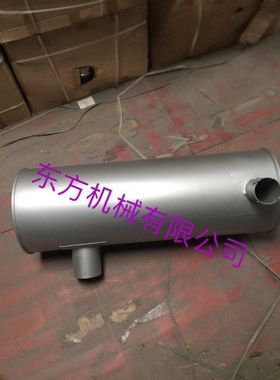 挖掘机配件加藤HD1430-3消声器排气管烟筒消音器增压器接管卡箍