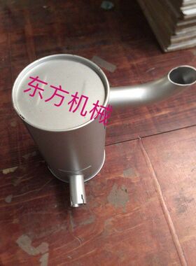 现代增压器-7螺丝/排气管607-接管配件卡箍R80消声器挖机消音器