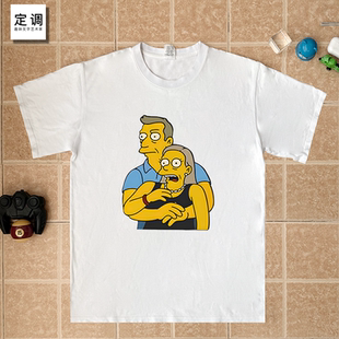 coldplay演唱会Astronomer CEO HR拥抱恶搞酷玩短袖T恤夏季纯棉