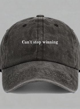 Can't stop winning 美国金毛奶龙赢得停不下来棒球帽鸭舌帽子
