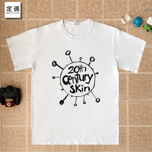 Thom Yorke 20th Century Skin汤姆约克Radiohead乐队短袖T恤潮