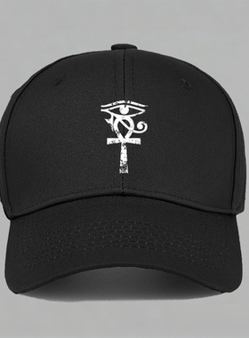 荷鲁斯之眼法老古梦回埃及旅游图坦卡蒙纯棉棒球帽鸭舌帽子防晒