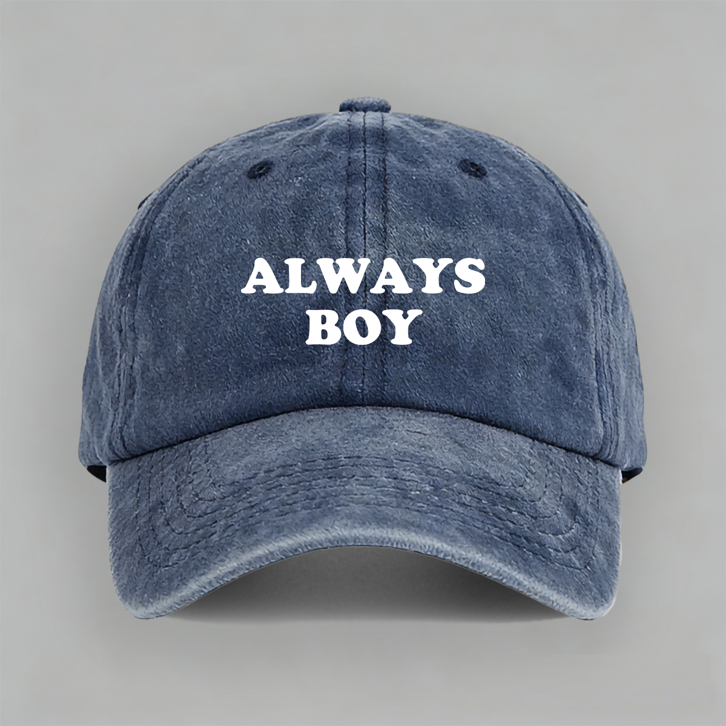 always boy 明星字母印花男人至死是少年棒球鸭舌帽子