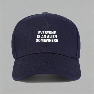 everyone is an alien somewhere酷玩乐队ColdPlay英文棒球帽子