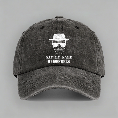 say my name Heisenberg 绝命毒师美剧老白海森堡棒球帽鸭舌帽子