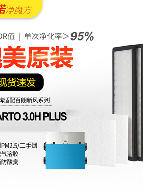 适配百朗新风系统主机SMARTO3.0HPLUS高效过滤网初效滤芯