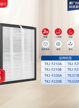 适配TCL空气净化器过滤网TKJ-F220A/B F210A/B218/208F过滤芯套装