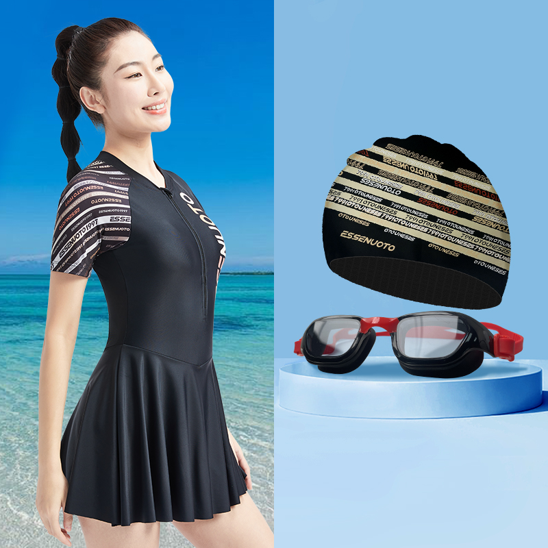 2025新款大码遮肉连体泳衣