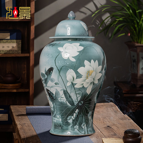 陶瓷花瓶插花客厅装饰品摆件
