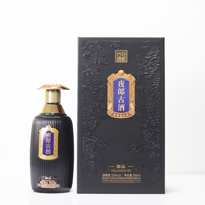 贵州仁怀夜郎古酒御品 53度酱香型白酒500ml一瓶