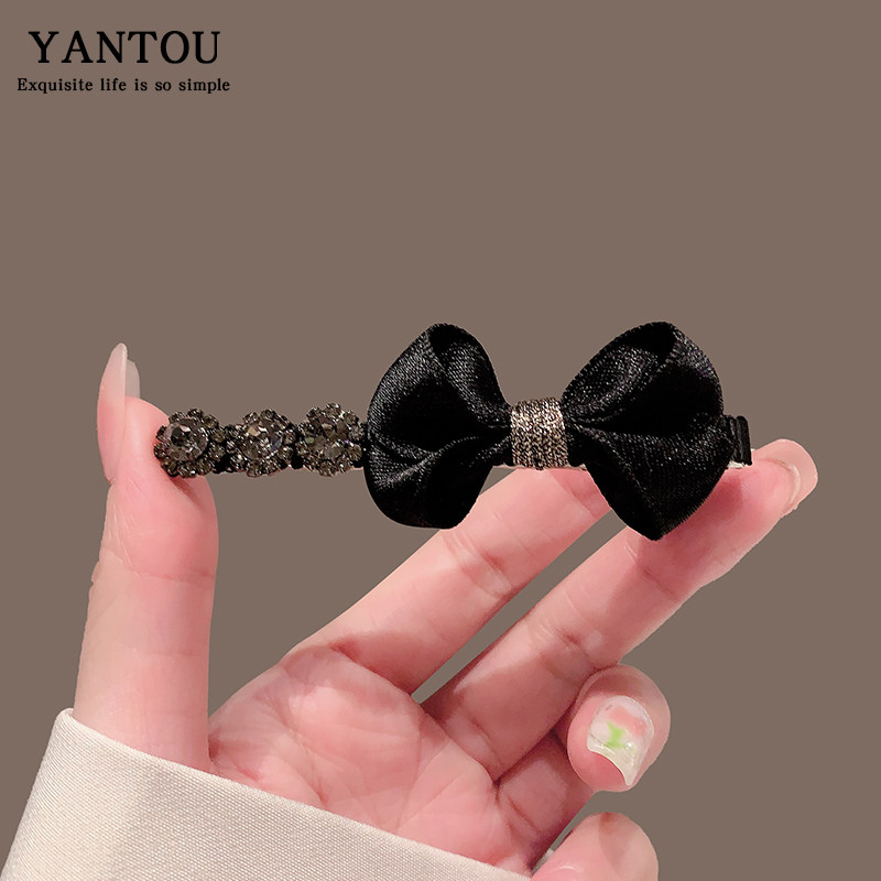 颜透边夹合金布艺日韩发饰