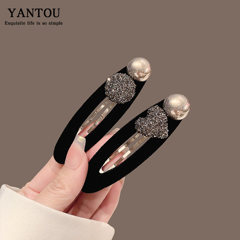 超闪碎钻发夹女2023新款碎发刘海夹黑色bb夹后脑勺精致发卡女发饰,饰品/流行首饰/时尚饰品新,发饰,淘宝优惠券,粉丝福利购,淘宝优惠卷