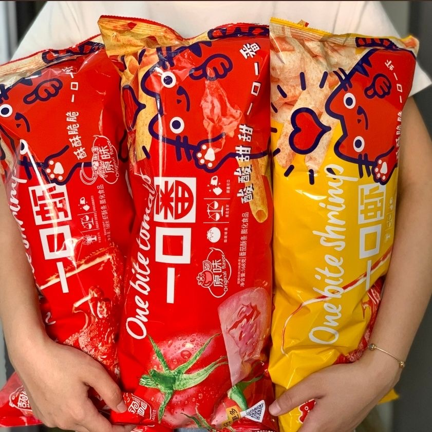 喜盈盈一口番一口虾条番茄薯条酥脆解馋追剧办公网红大包休闲零食,零食/坚果/特产,膨化食品,淘宝优惠券,粉丝福利购,淘宝优惠卷