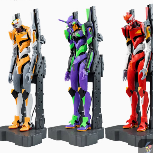 EVA福音战士零号机初号机二可动手办世纪输送台朗基枪模型玩具