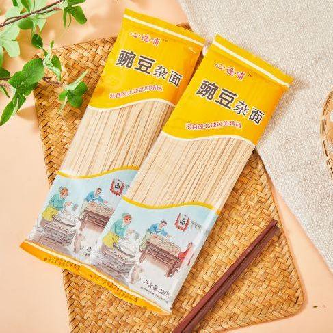 心选哺豌豆杂面220g*12袋陕北特产饱腹饸饹面早餐挂面旗舰店