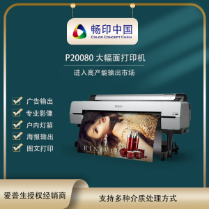 EPSON爱普生P20080大幅面喷墨打印机影楼后期装饰画海报图文打印