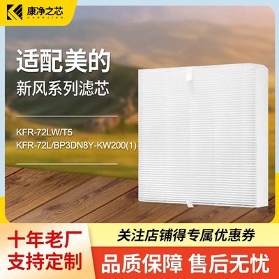 适配美的COLMO新风空调FC-72K5 KFR-72L/BP3DN8Y-KW200(1加湿滤网