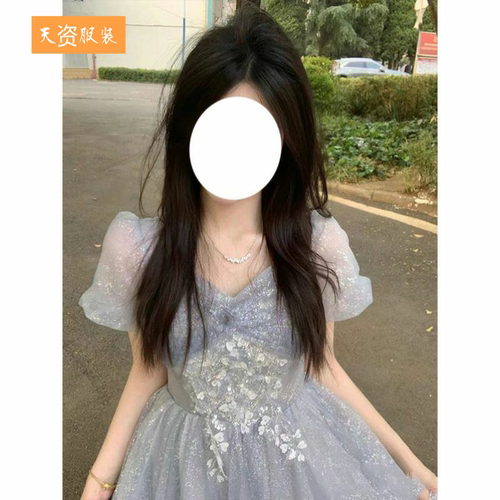 法式晚礼服女学生艺考礼服成人礼生日party小礼裙超仙公主蓬蓬裙