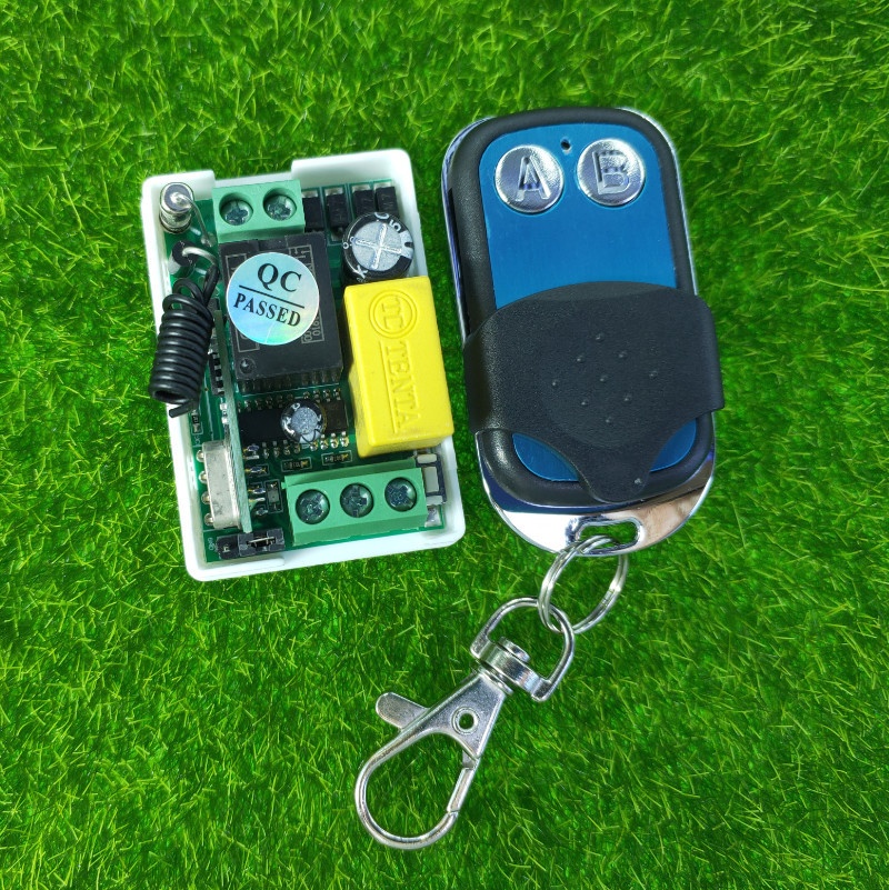 滑盖金属两键小遥控微型黄电容110v220V一路电源开关LED灯具开关