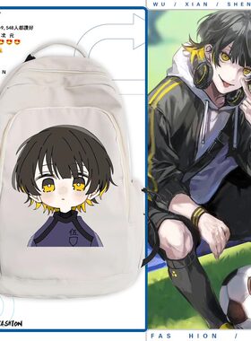 动漫蓝色监狱洁世一千切豹马联名青少年男女学生书包双肩包ww