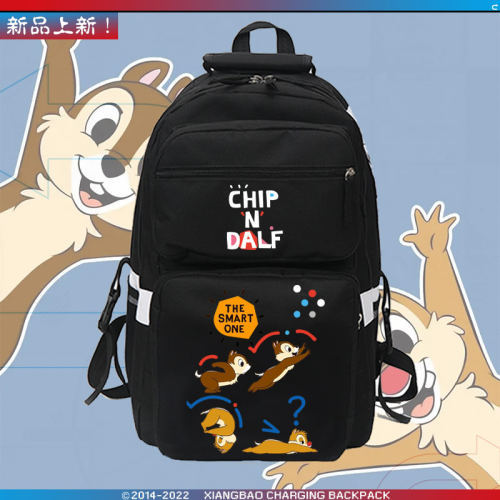 奇奇和蒂蒂动漫初高中双肩背包