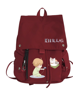 夏目友人帐卡通书包男