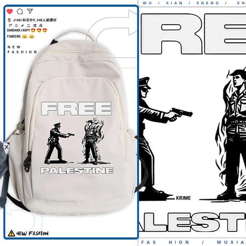 反战英雄亚伦布什内尔学生书包